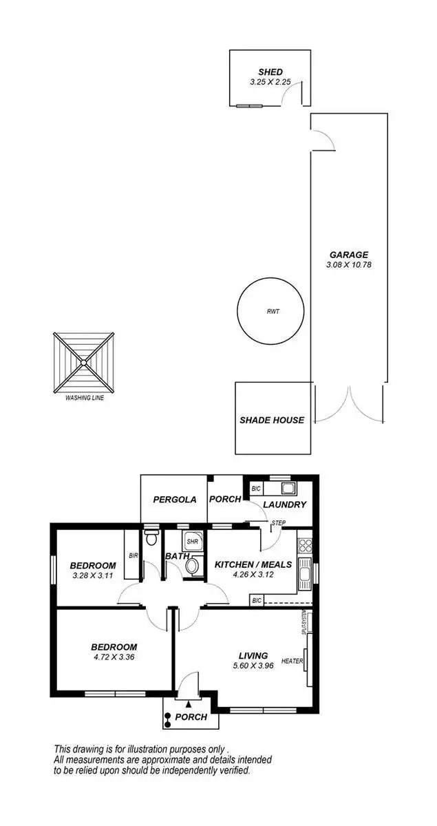 Floorplan of Homely house listing, 6 The Triangle, Warradale SA 5046