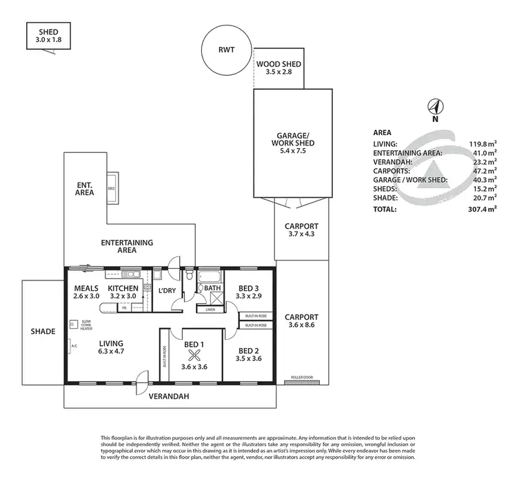 Floorplan of Homely house listing, 5 Liverpool Drive, Strathalbyn SA 5255