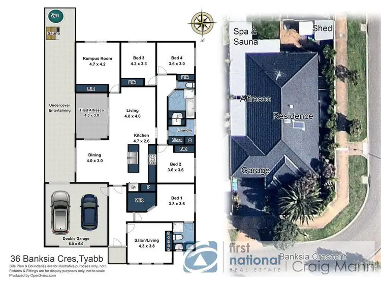 Floorplan of Homely house listing, 36 Banksia Crescent, Tyabb VIC 3913