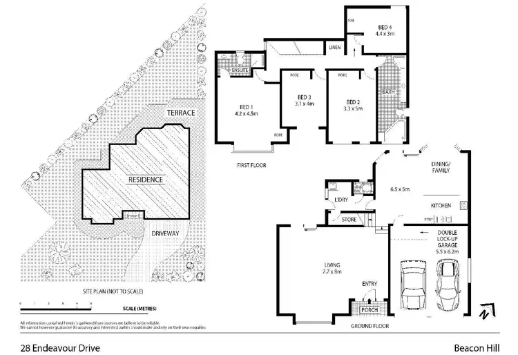 Floorplan of Homely house listing, 28 Endeavour Drive, Beacon Hill NSW 2100