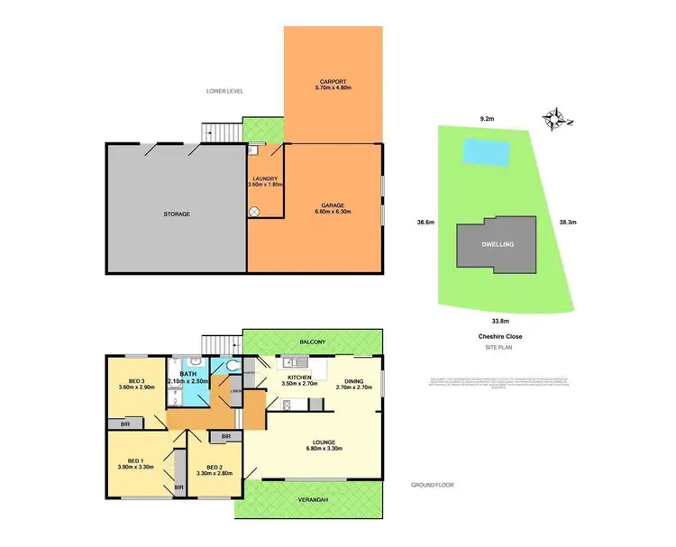 Floorplan of Homely house listing, 12 Cheshire Close, Rankin Park NSW 2287