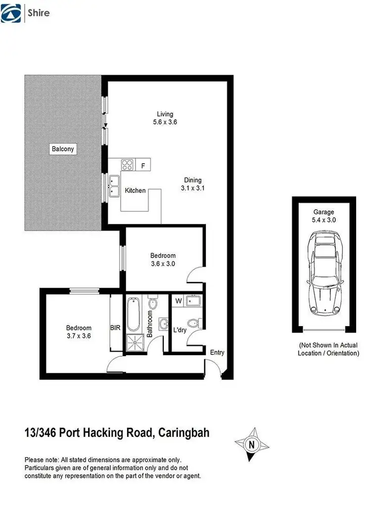 Floorplan of Homely apartment listing, 13/346 Port Hacking Road, Caringbah NSW 2229