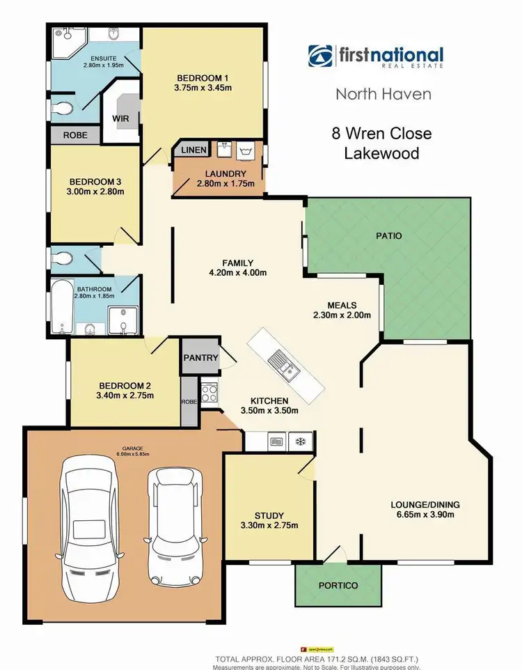 Floorplan of Homely house listing, 8 Wren Close, Laurieton NSW 2443