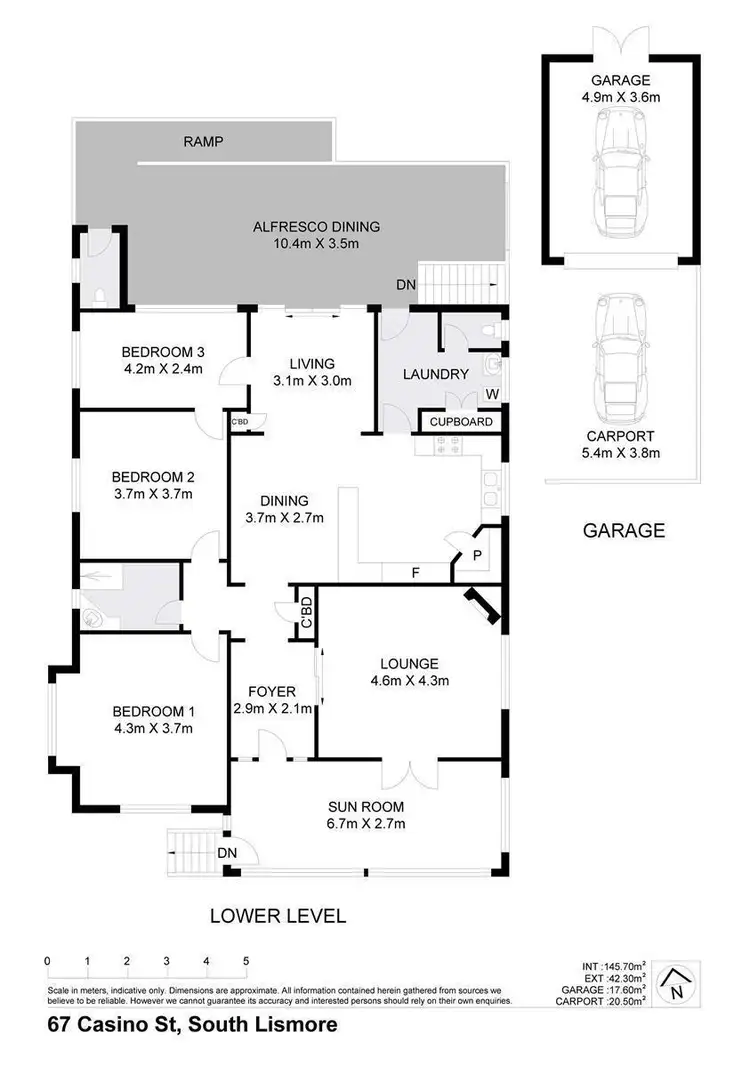 Floorplan of Homely house listing, 67 Casino Street, South Lismore NSW 2480