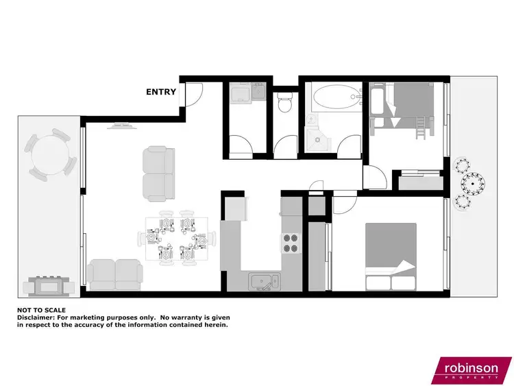 Floorplan of Homely unit listing, 9/9-11 Donald Street, Nelson Bay NSW 2315