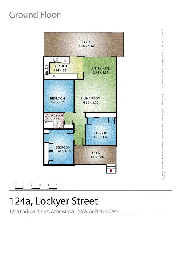 Floorplan of Homely house listing, 124a Lockyer Street, Adamstown NSW 2289