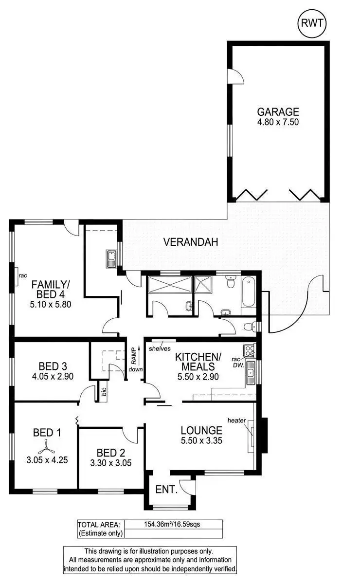 Floorplan of Homely house listing, 7 Inverness Avenue, Marion SA 5043