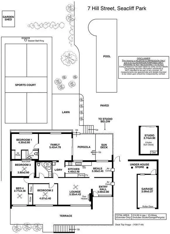 Floorplan of Homely house listing, 7 Hill Street, Seacliff Park SA 5049