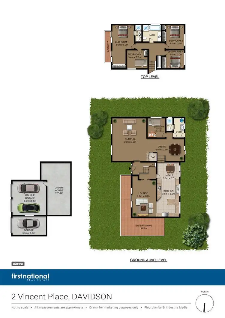 Floorplan of Homely house listing, 2 Vincent Place, Davidson NSW 2085