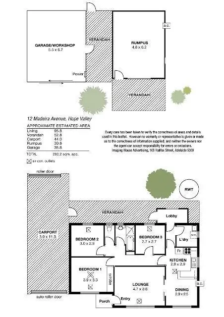 Floorplan of Homely house listing, 12 Madeira Avenue, Hope Valley SA 5090