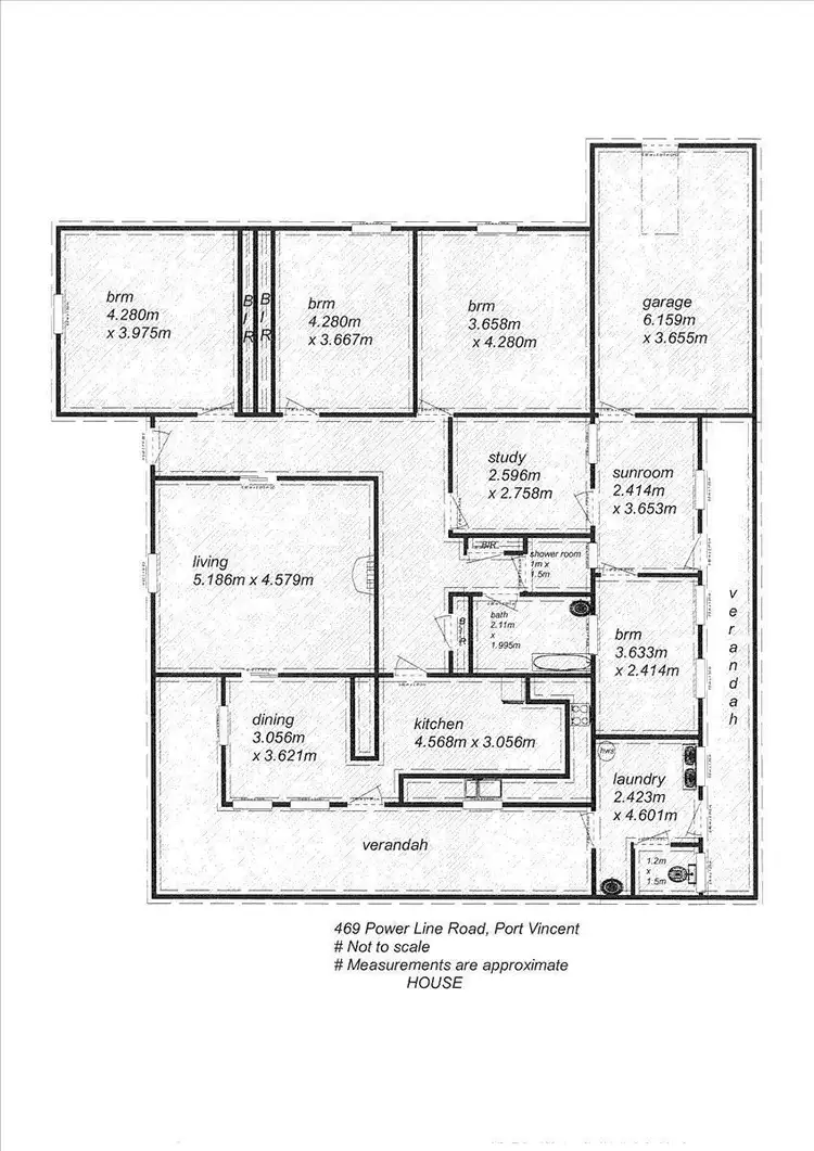 Floorplan of Homely house listing, 469 Power Line Road, Port Vincent SA 5581