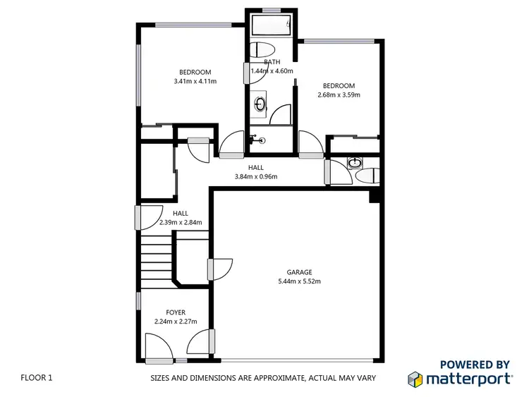 Floorplan of Homely townhouse listing, 71/19 Carina Peak Drive, Varsity Lakes QLD 4227