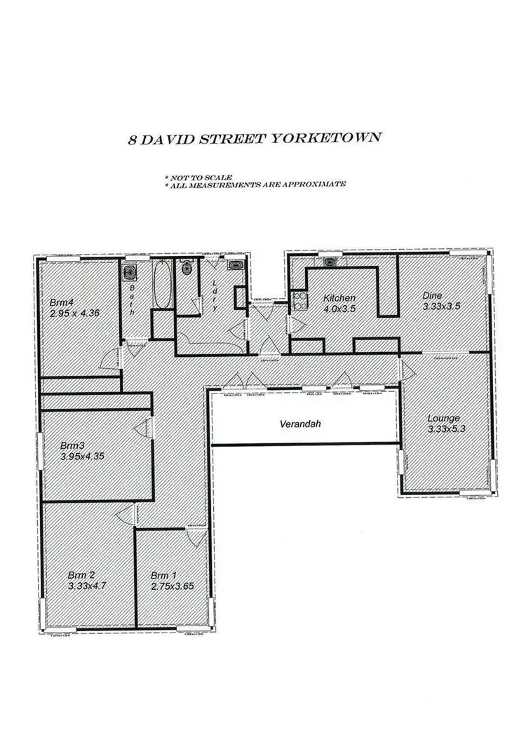 Floorplan of Homely house listing, 8 David Street, Yorketown SA 5576