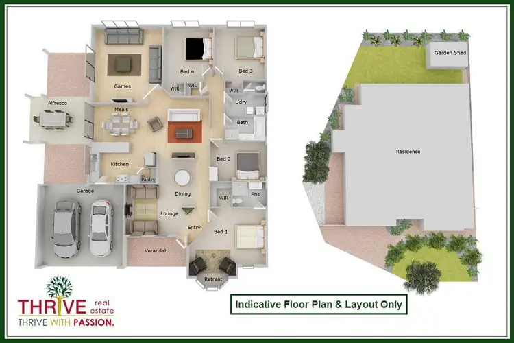 Floorplan of Homely house listing, 6 Aylesbury Close, Jandakot WA 6164