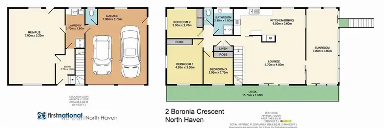 Floorplan of Homely house listing, 2 Boronia Crescent, North Haven NSW 2443