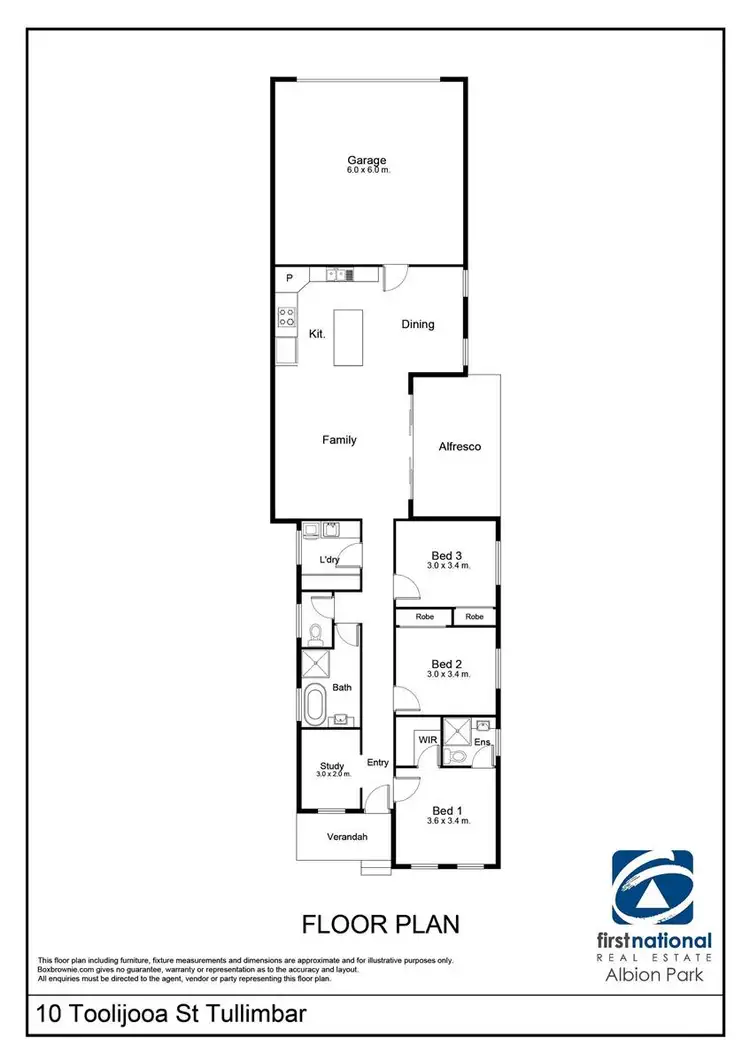 Floorplan of Homely house listing, 10 Toolijooa Street, Tullimbar NSW 2527