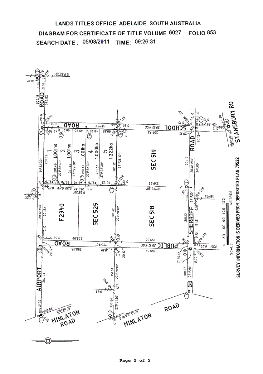 Floorplan of Homely land listing, Lot/4 School Road, Yorketown SA 5576