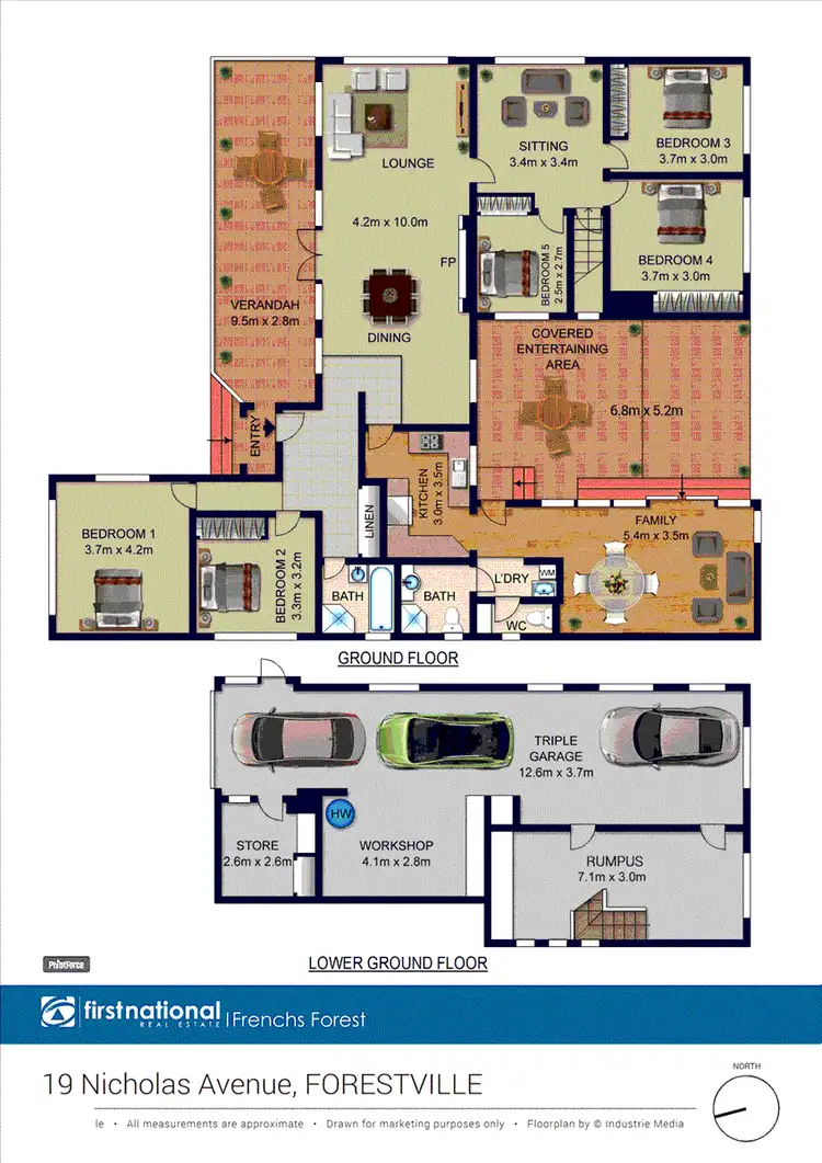 Floorplan of Homely house listing, 19 Nicholas Avenue, Forestville NSW 2087