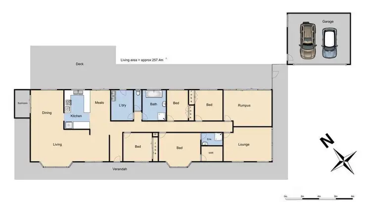 Floorplan of Homely house listing, 245 Broadford Kilmore Road, Kilmore VIC 3764