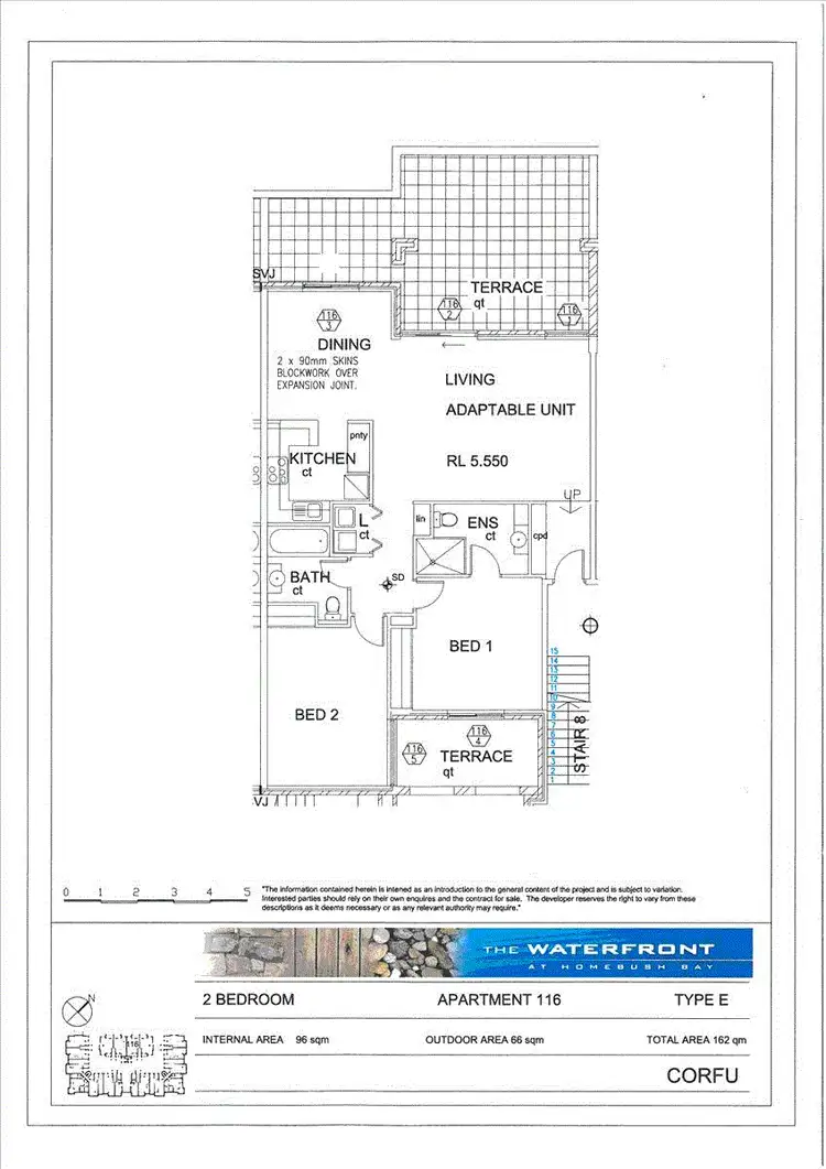 Floorplan of Homely apartment listing, Corfu 116/5 Stromboli Strait, Wentworth Point NSW 2127