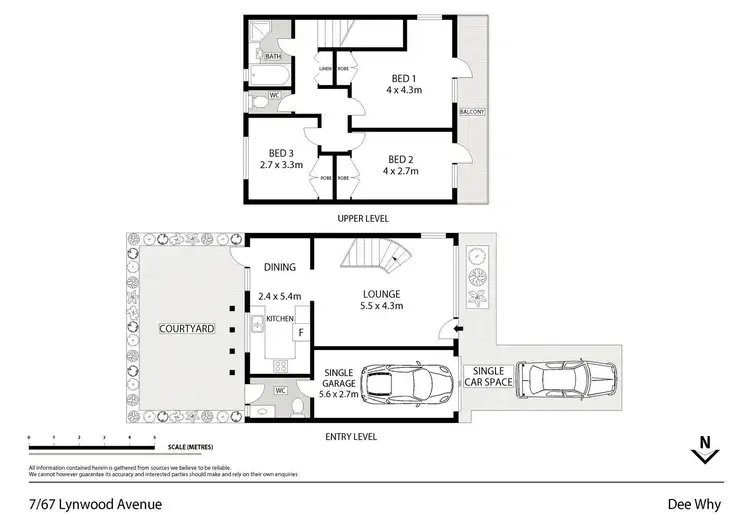 Floorplan of Homely unit listing, 7/67 Lynwood Avenue, Dee Why NSW 2099
