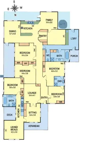 Floorplan of Homely house listing, 98 Willis Street, Portarlington VIC 3223