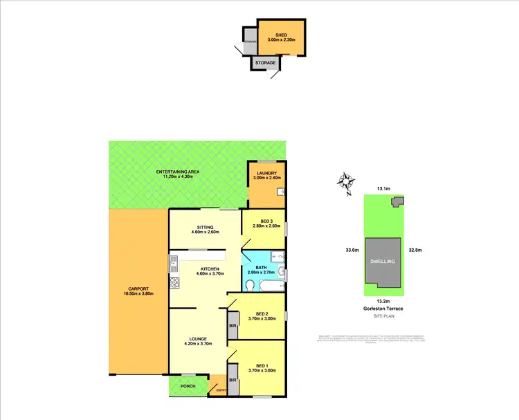 Floorplan of Homely house listing, 4 Gorleston Terrace, Cardiff NSW 2285