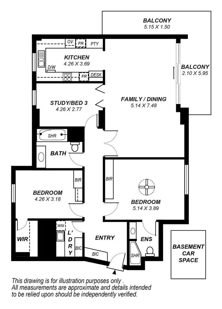 Floorplan of Homely apartment listing, 3A/19-20 South Esplanade, Glenelg SA 5045