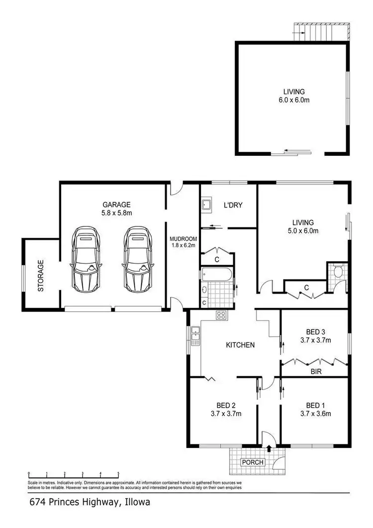 Floorplan of Homely house listing, 674 Princes Highway, Illowa VIC 3282