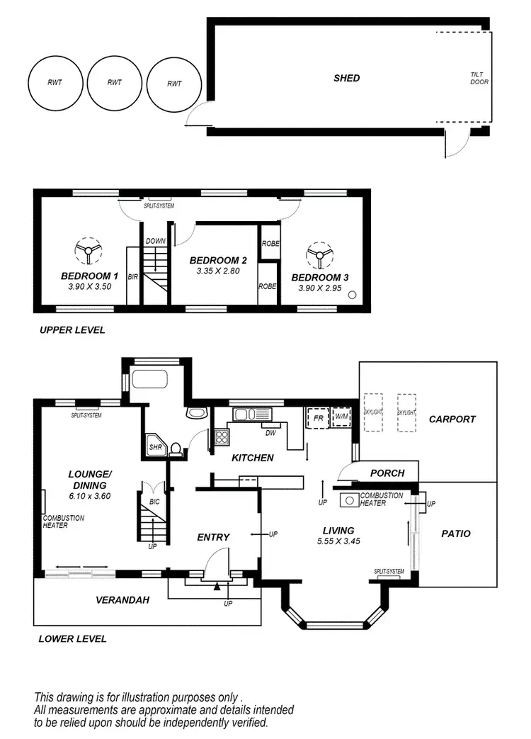 Floorplan of Homely house listing, 18 Old Cherryville Road, Cherryville SA 5134