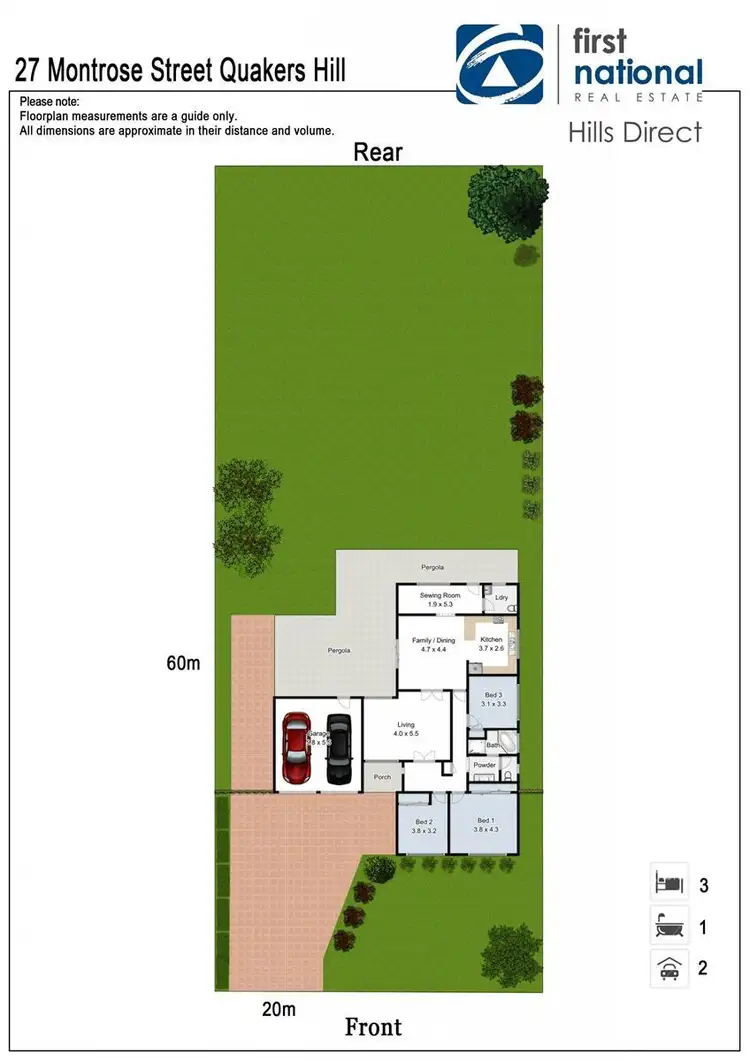 Floorplan of Homely house listing, 27 Montrose Street, Quakers Hill NSW 2763