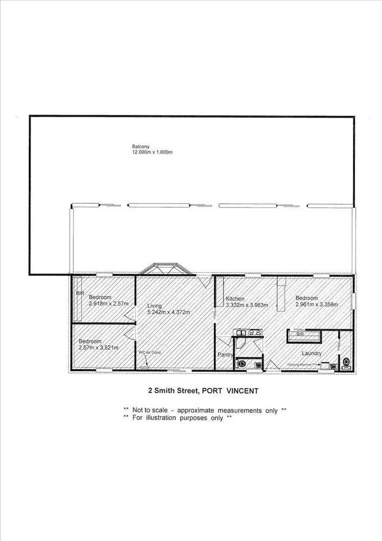 Floorplan of Homely house listing, 2 Smith Street, Port Vincent SA 5581