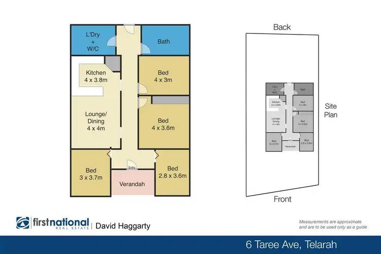 Floorplan of Homely house listing, 6 Taree Avenue, Telarah NSW 2320