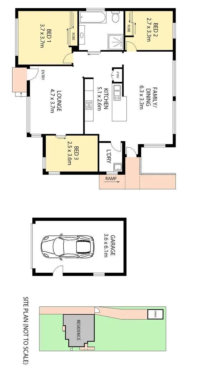 Floorplan of Homely house listing, 65 James Street, Charlestown NSW 2290