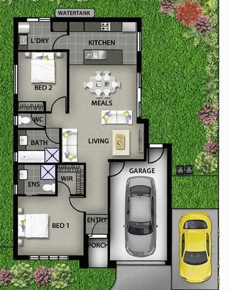 Floorplan of Homely unit listing, 3/277 Marine Parade, Hastings VIC 3915