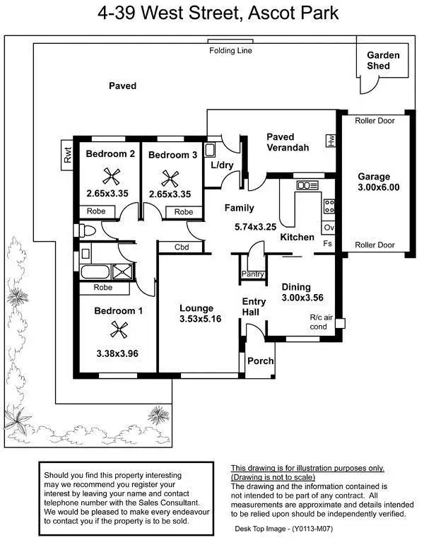 Floorplan of Homely unit listing, 4/39 West Street, Ascot Park SA 5043