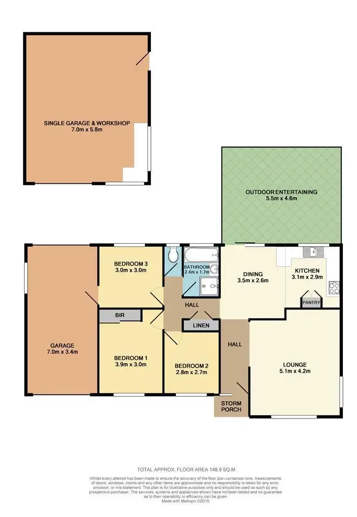 Floorplan of Homely house listing, 52 Oval Drive, Shoalhaven Heads NSW 2535