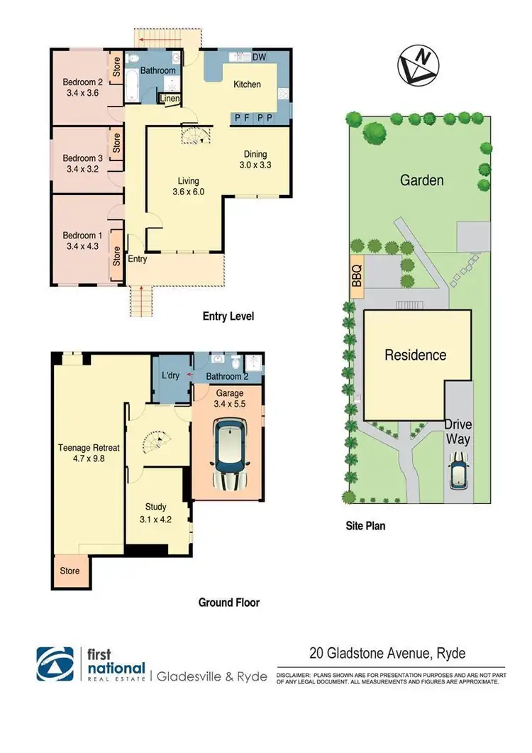 Floorplan of Homely house listing, 20 Gladstone Avenue, Ryde NSW 2112