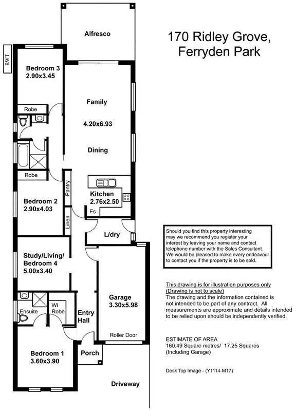 Floorplan of Homely house listing, 170 Ridley Grove, Ferryden Park SA 5010