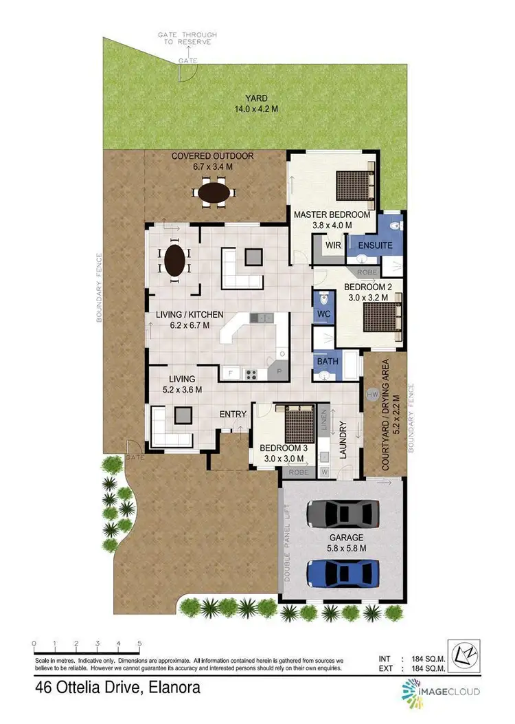 Floorplan of Homely house listing, 46 Ottelia Drive, Elanora QLD 4221