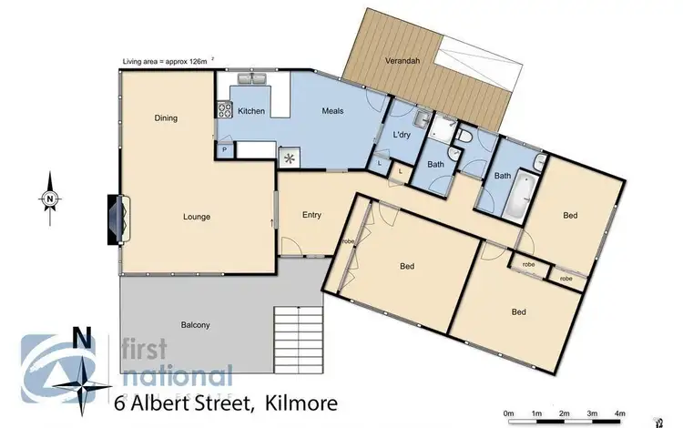 Floorplan of Homely house listing, 6 Albert Street, Kilmore VIC 3764