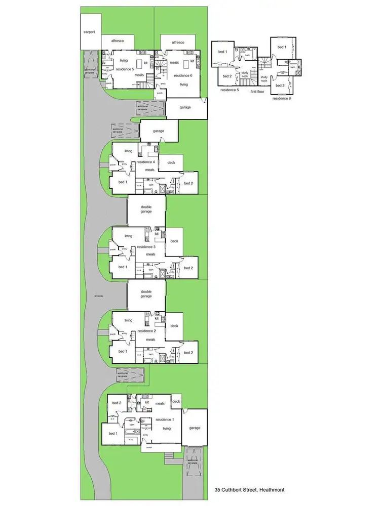 Floorplan of Homely land listing, 35 Cuthbert Street, Heathmont VIC 3135