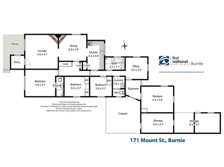 Floorplan of Homely house listing, 171 Mount Street, Upper Burnie TAS 7320