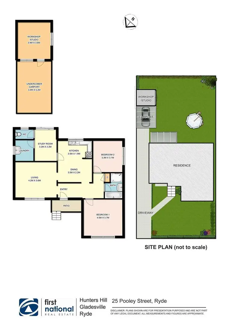 Floorplan of Homely house listing, 25 Pooley Street, Ryde NSW 2112