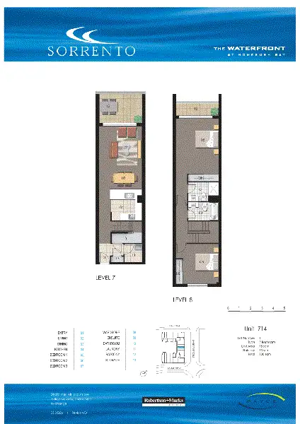 Floorplan of Homely apartment listing, Sorrento 714/37 Amalfi Drive, Wentworth Point NSW 2127