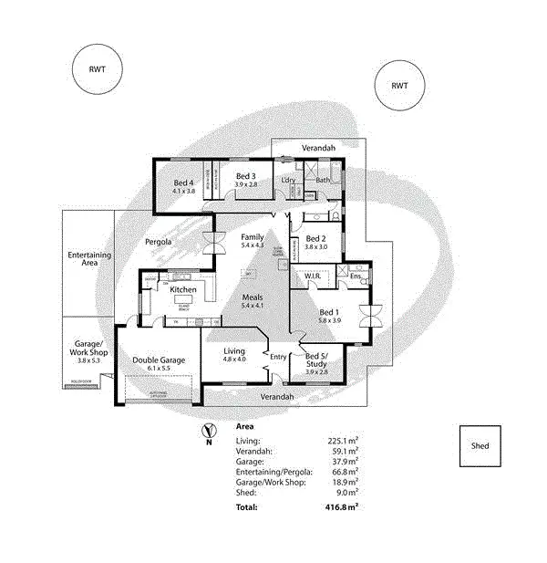Floorplan of Homely house listing, 44 Claret Ash Drive, Mount Barker SA 5251