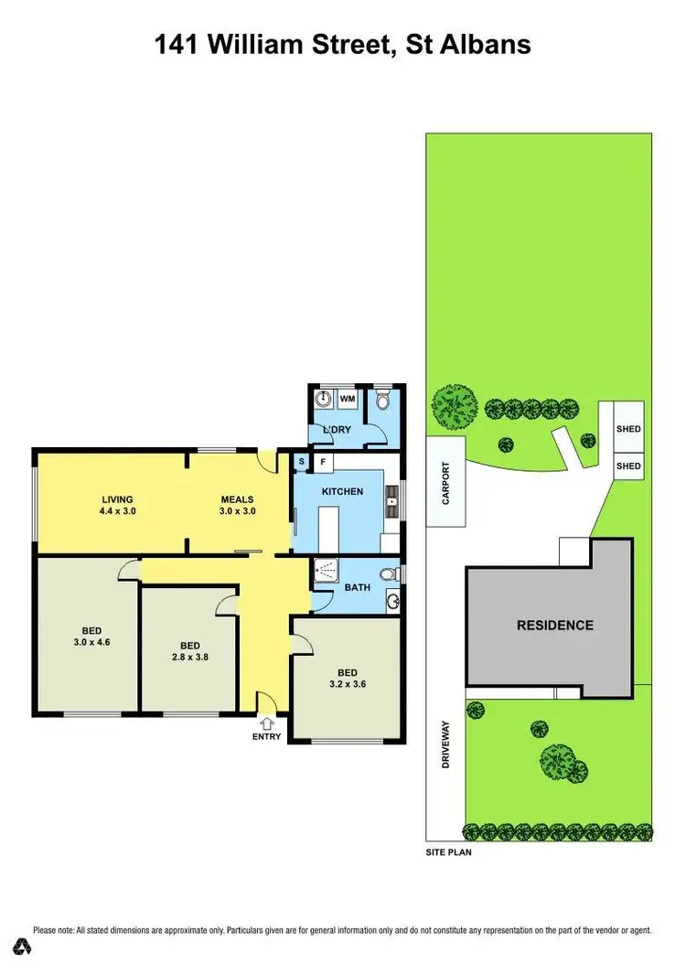 Floorplan of Homely house listing, 141 William Street, St Albans VIC 3021