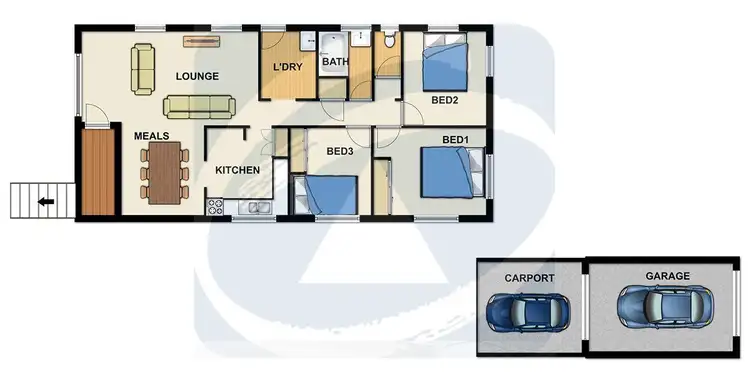 Floorplan of Homely house listing, 14 Fleur Street, Woodridge QLD 4114