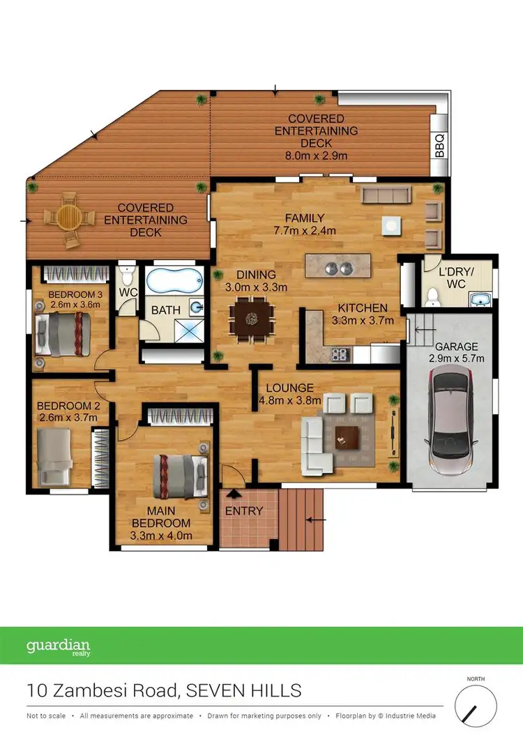 Floorplan of Homely house listing, 10 Zambesi Road, Seven Hills NSW 2147