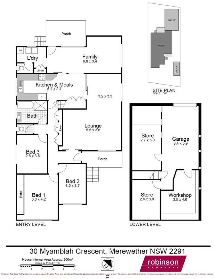 Floorplan of Homely house listing, 30 Myamblah Crescent, Merewether NSW 2291